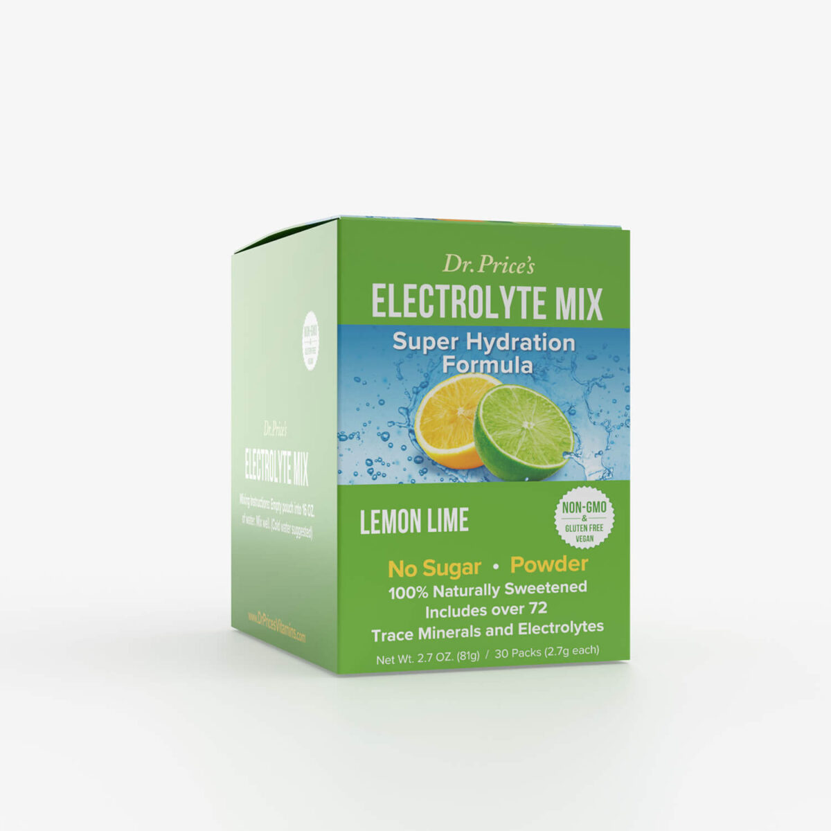 檸檬盒 Dr. Price's 普萊斯醫師 電解質包(檸檬萊姆口味)(效期:2026/08):圖片 1